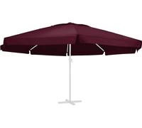 vidaXL Housse de rechange pour parasol Bordeaux rouge 600 cm