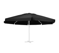 vidaXL Housse de rechange pour parasol noir 610 cm