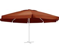 vidaXL Housse de rechange pour parasol Terracotta-Rouge 600 cm