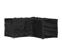 vidaXL Ensemble canapés, fauteuils et tables de jardin Polyéthylène 9 pièces Noir G