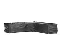 vidaXL Housse L pour salon de jardin en forme de L 20 œillets 300x300x70 cm Noir