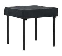 vidaXL Housse de Table 82 x 82 x 15 cm Carré Imperméable Noir