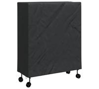 vidaXL Housse de Table de Pingpong Uni Noir 165 x 70 x 185 cm tissu