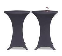 vidaXL Housse de table extensible Anthracite