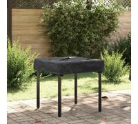 vidaXL Housse de Table Uni Noir 62 x 62 x 15 cm Tissu Oxford 600D