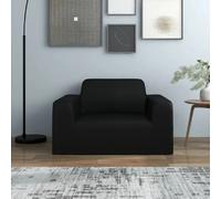 vidaXL Housse extensible canapé - Noir
