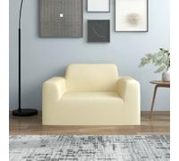 VidaXL Housse extensible de canapé Crème