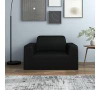 vidaXL Housse extensible canapé - Noir