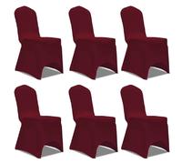 vidaXL Housse extensible pour chaise - Set 6 pièces