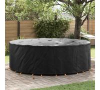 vidaXL Housse pour meubles Noir 279 x 279 x 85 cm Tissu Oxford 600D