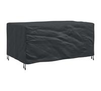 vidaXL Housse pour Meubles Uni Noir 172 x 113 x 73 cm 210D, Housse de Jardin et terrasse, Moderne, imperméable, Protection Robuste des Meubles en extérieur
