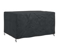 vidaXL Housse pour Meubles Uni Noir 180 x 140 x 90 cm 210D, Housse de Jardin et terrasse, Moderne, imperméable, Protection Robuste des Meubles en extérieur