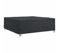vidaXL Housse pour Meubles Uni Noir 235 x 235 x 70 cm 420D, Housse de Jardin et terrasse, Moderne, imperméable, Protection Robuste des Meubles en extérieur