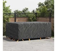 vidaXL Housse pour meubles Uni Noir 280 x 204 x 106 cm 600D