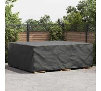vidaXL Housse pour meubles Uni Noir 300 x 250 x 70 cm 600D