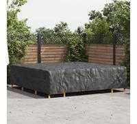 vidaXL Housse pour meubles Uni Noir 300 x 300 x 70 cm 600D