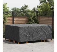 Housse de protection pour meuble vidaXL, noir uni, 250 x 210 x 90 cm, 600D