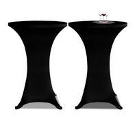 VIDAXL Housse table Ø 70 cm - Noir