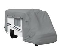 vidaXL Housses de Camping-Car Gris 610x235x275 cm Tissu Non tissé, Housse de RV, Housse de Rangement de Camping-Car, Housse Contre Les intempéries de Camping-Car