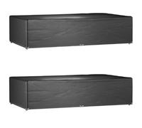 vidaXL Housses de Salon de Jardin 2 pcs - Rectangulaire