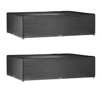 VIDAXL Housses meubles jardin 2 pcs - 16 œillets