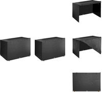 vidaXL Housses pour banc à bascule 2 pcs. 12 oeillets 215x150x130/150 cm - Housses de protection pour meubles de jardin