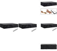 vidaXL Housses pour chaises longues de jardin 2 pcs. 8 oeillets 218x77x55 cm - Housses de protection pour meubles de jardin