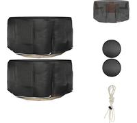 vidaXL Housses pour meubles de jardin 2 pcs. 10 oeillets Ø230x90 cm Rond - Housses de protection pour meubles de jardin