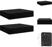 vidaXL Housses pour meubles de jardin 2 pcs. 12 oeillets 250x250x70 cm - Housses de protection pour meubles de jardin