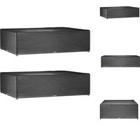 vidaXL Housses pour meubles de jardin 2 pcs. 16 oeillets 300x200x75 cm Rectangulaire - Housses de protection pour meubles de jardin