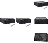 vidaXL Housses pour meubles de jardin 2 pcs. 8 oeillets 250x210x90 cm - Housses de protection pour meubles de jardin