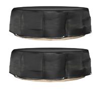 VIDAXL Housses pour salon îlot 2 pcs - Noir