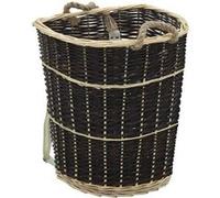 vidaXL Panier à bois avec sangle 57 x 51 x 69 cm osier naturel
