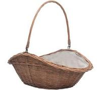 vidaXL Houtmand met handvat 60x44x55 cm natuurlijk wilgenhout286988 G