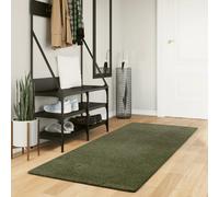 VidaXL Huarte Tapis poils courts 80x200 - Vert forêt