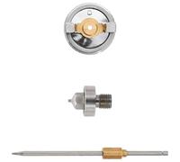 vidaXL HVLP Pistolet Pistolet Buse 1mm Argent Inox