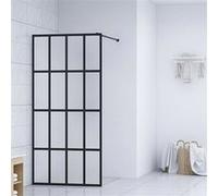 vidaXL Paroi de douche pour douche à l'italienne Verre de sécurité mat 80x195 cm