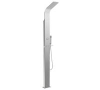 vidaXL Inox Incurvé