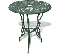 vidaXL Jardin Balcon Bistroset 3 pcs. vert fonte d'aluminium