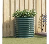 Vidaxl Jardin Lit De Jardin Vert 80x80x81 Cm Acier Galvanisé