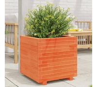 vidaXL Jardinie`re cire marron 50x50x49,5 cm pin