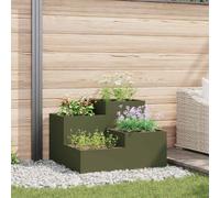 vidaXL Jardinier Olive 80x80x60 cm