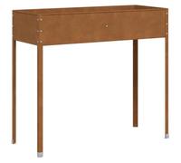 vidaXL Bac à plantes 100,5 x 40,5 x 90 cm – acier corten