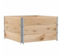 vidaXL Jardinière 100x100 cm en pin massif
