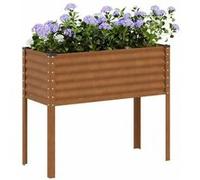 vidaXL Jardinière 100x41x90 cm en acier