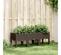 vidaXL Jardinière 120x40x42 cm - Marron