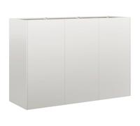 vidaXL Jardinière 120x40x80 cm Acier Inoxydable