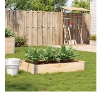vidaXL Jardinière 120x80 cm pin massif