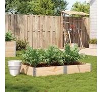 vidaXL Jardinière 150×100 cm en bois massif de pin pour extérieur