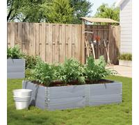 vidaXL Jardinière 150x100 - Gris